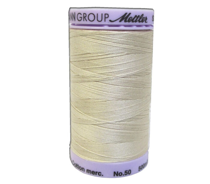 Mettler - Silk Finish Cotton #50 547-yard Eggshell