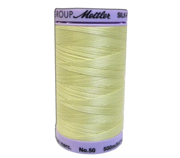 Mettler - Silk Finish Cotton #50 547-yard Lemon Frost