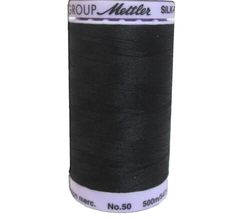 Mettler - Silk Finish Cotton #50 547-yard Black