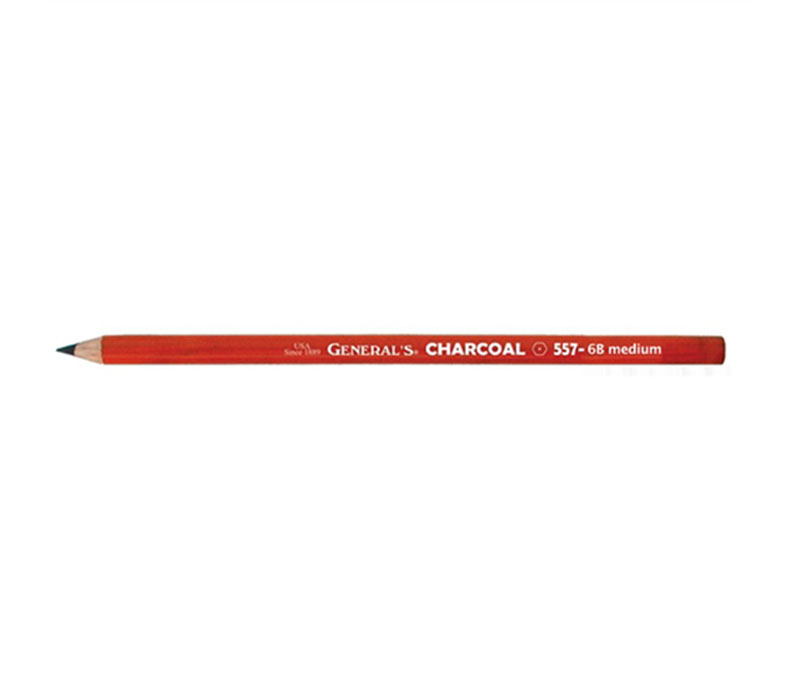General Pencil Charcoal Pencil - 6B