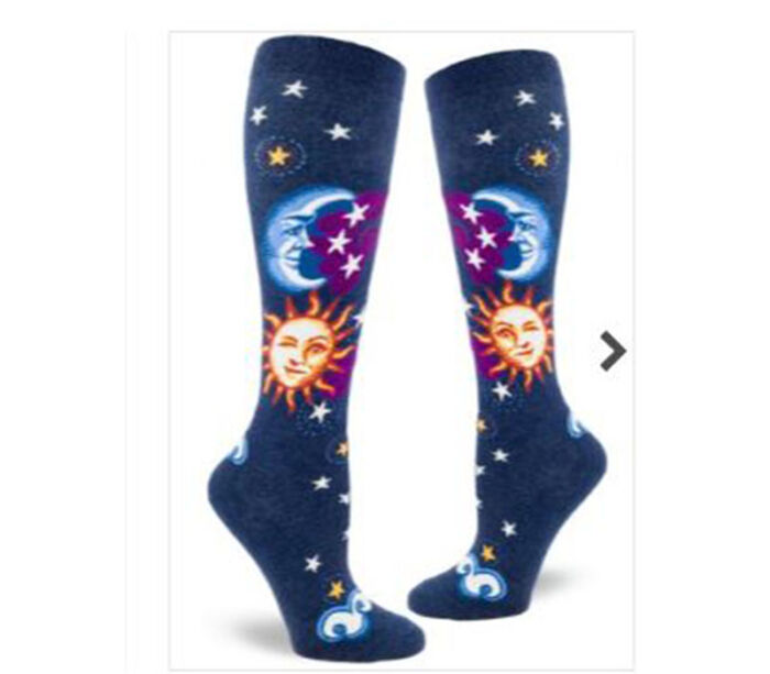 Sock - Celestial Sun and Moon