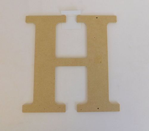 MPI Marketing Wooden Letter - H - 9.5-inch