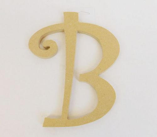 MPI Marketing Wooden Curly Letter - B - 8-inch
