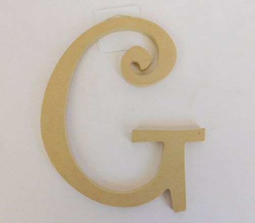 MPI Marketing Wooden Curly Letter - G - 8-inch