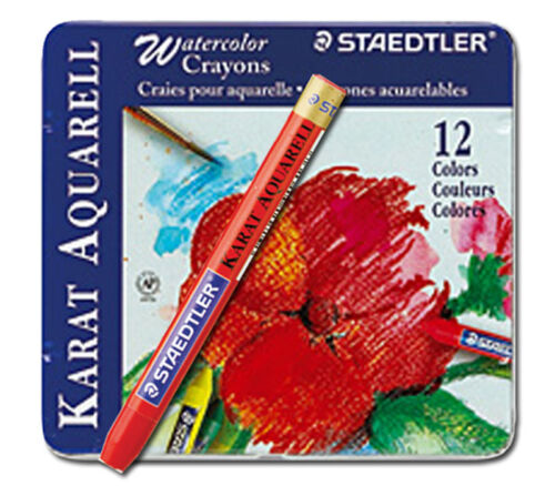 Staedtler Mars Karat Aquarell Watercolor Crayon - 12 Piece