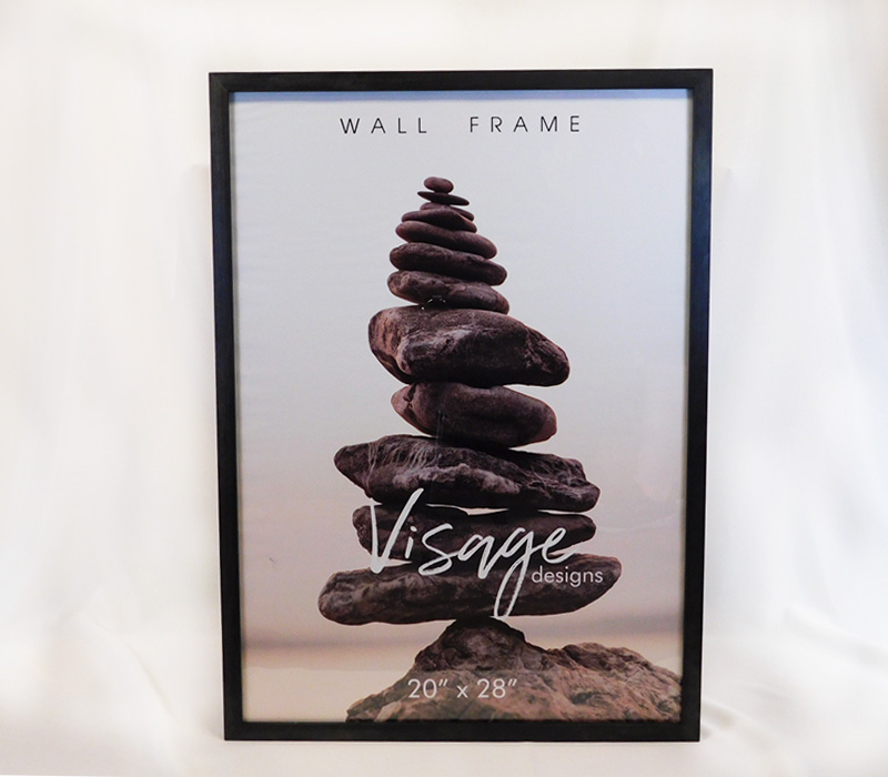 Regal Visage Wall Frame - 20-inch x 28-inch - Black Oak