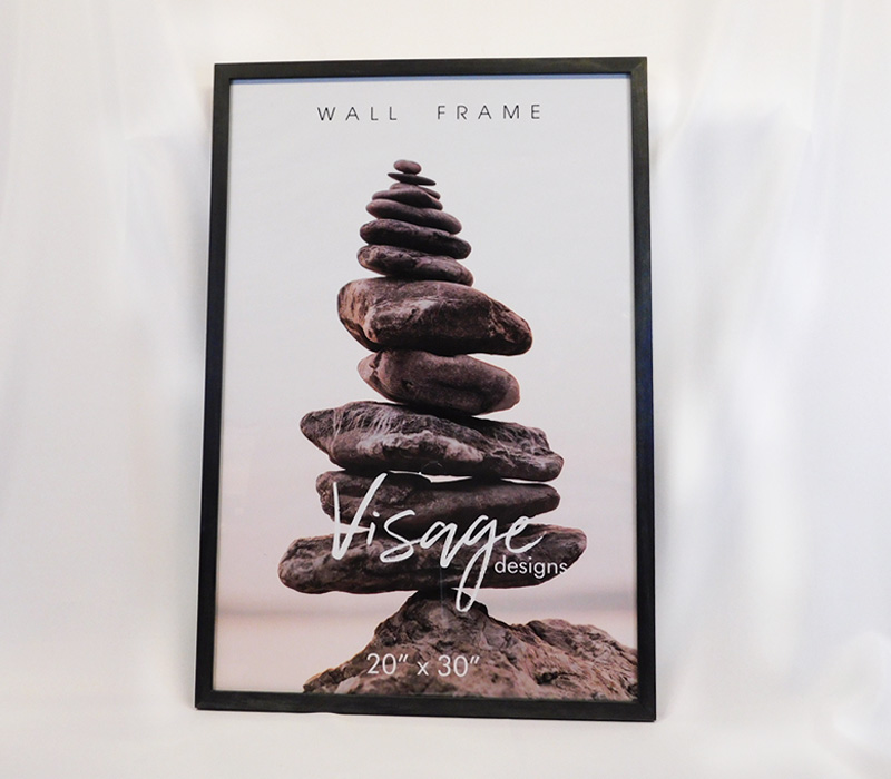 Regal Visage Wall Frame - 20-inch x 30-inch - Black Oak