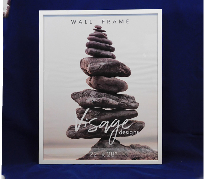 Regal Visage Wall Frame - 22-inch x 28-inch - White