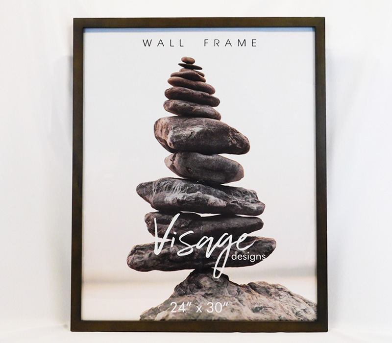 Regal Visage Wall Frame - 24-inch x  30-inch - Espresso