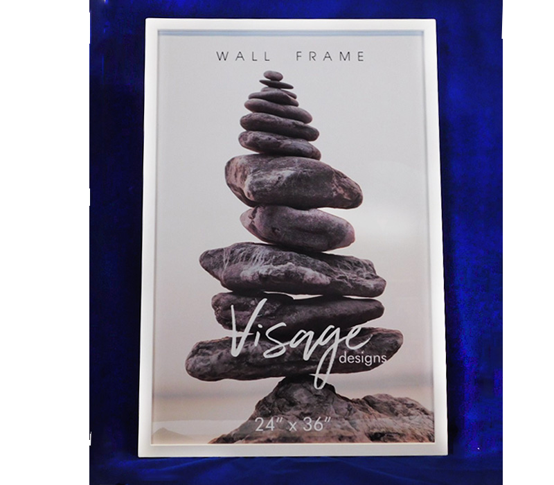 Regal Visage Wall Frame - 20-inch x 30-inch - White