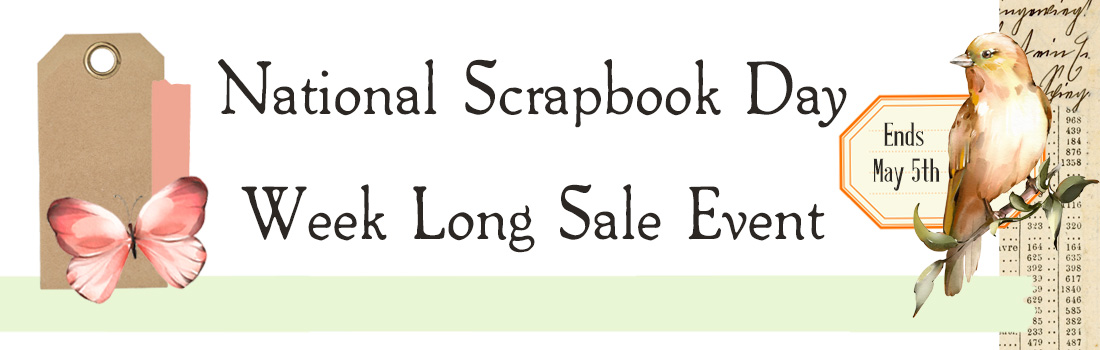 Shop the National Scrapbook Day Sale