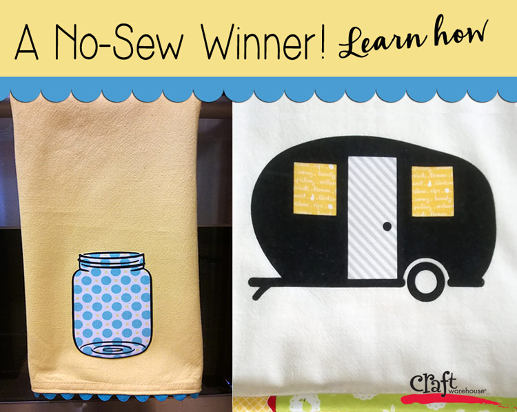 Mixing Fabric and Iron-Ons is No-Sew Win!