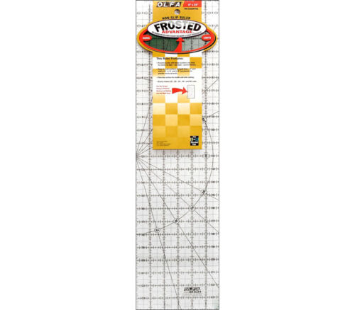 Olfa - Acrylic Ruler Frosted 6-inch x 24-inch