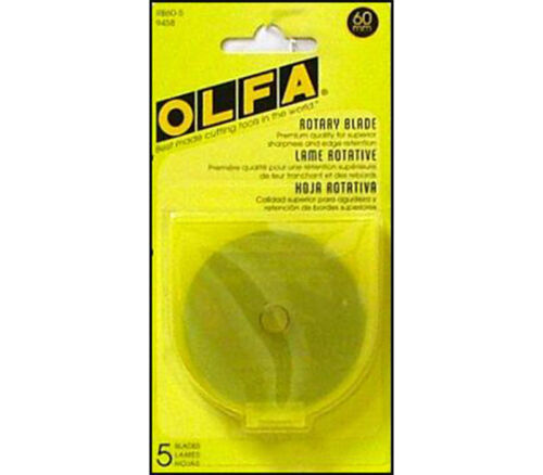 Olfa - 60mm Rotary Blade 5 Piece