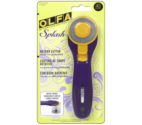 Olfa - 45mm Rotary Cutter Splash Purple