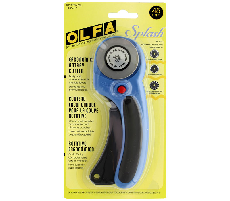 Olfa - 45mm Rotary Cutter Ergonomic Pacific Blue