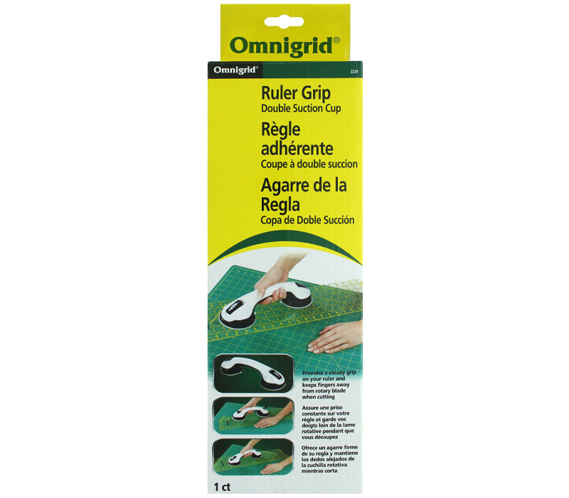 Omnigrid - Ruler Grip Double Suction Cup