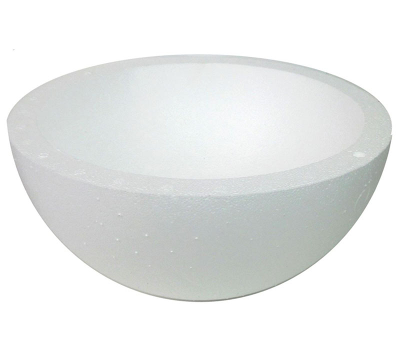 2cm-40cm smooth foam hollow half ball