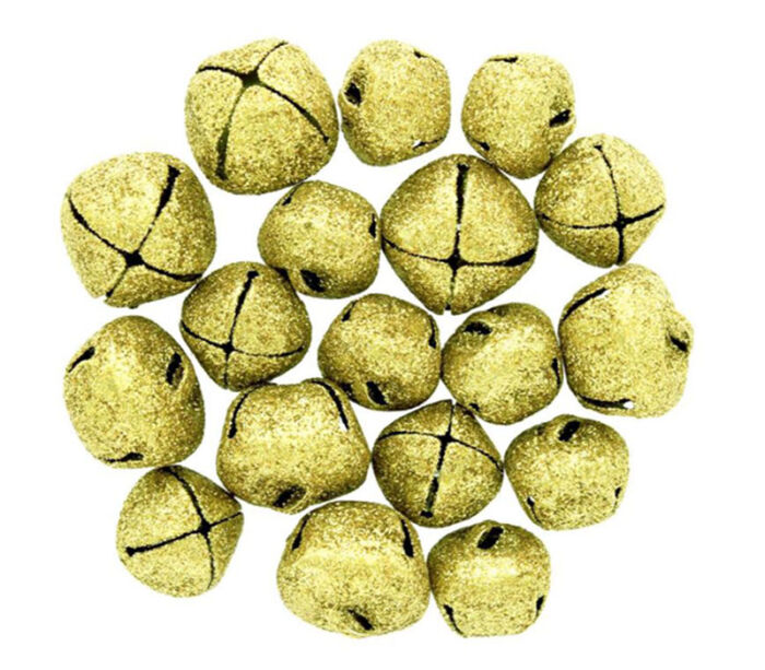 Essentials Jingle Bells - Gold - Assorted Sizes - 18 Piece