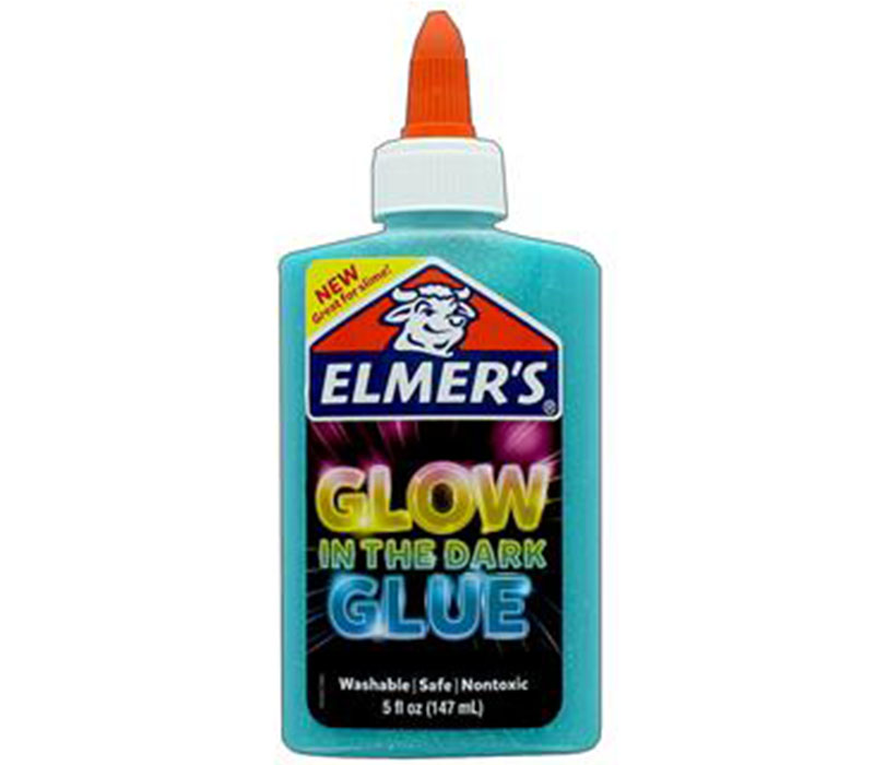 Elmers Glue - Glue in the Dark Blue - 6-ounce