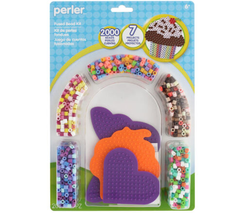 Perler Fused Bead - Kit 2000 Piece Cupcake and Butterfly