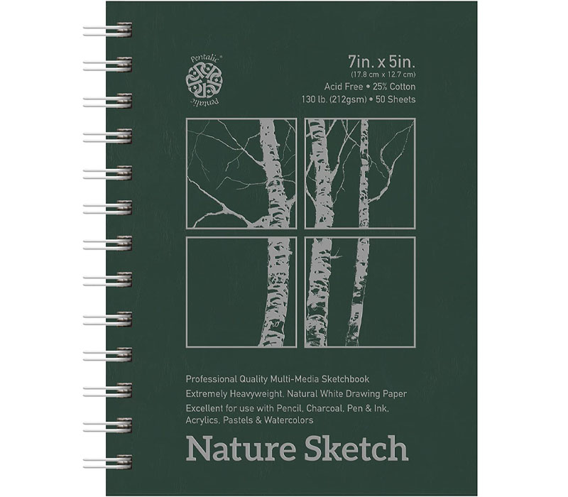 Nature Sketch 130# Paper Pad - 7-inch x 5-inch