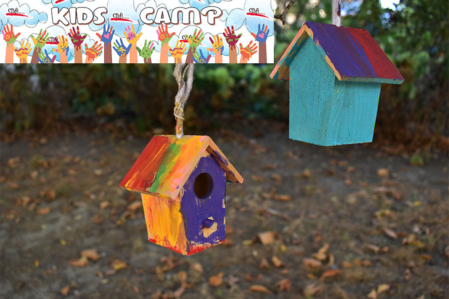 Kids Camp- Decorate Birdhouse