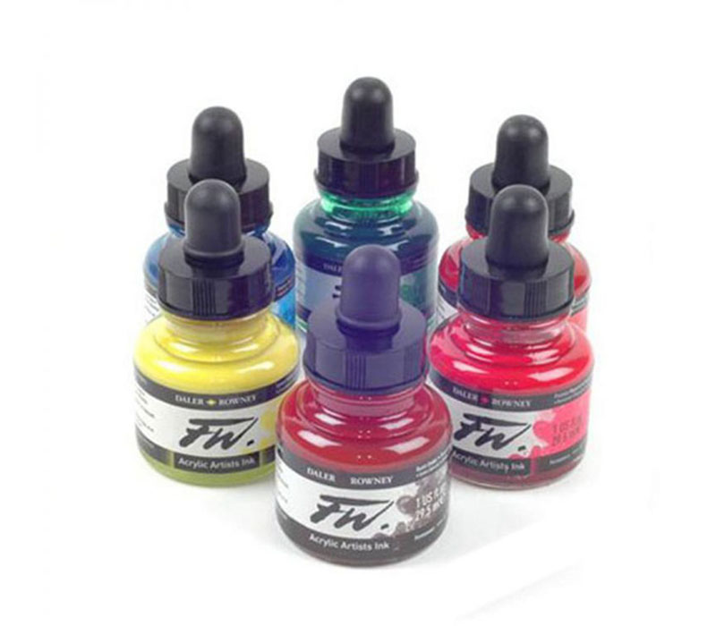 Daler Rowney Acrylic Ink, Liquid Acrylic Paints