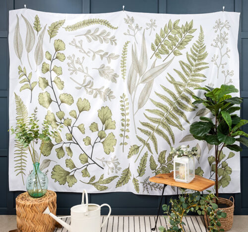 Botanical Greenery Tapestry Wall Hanging