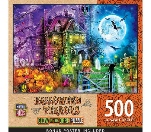 Puzzle - Glow in the Dark Halloween Terrors - 500 Piece
