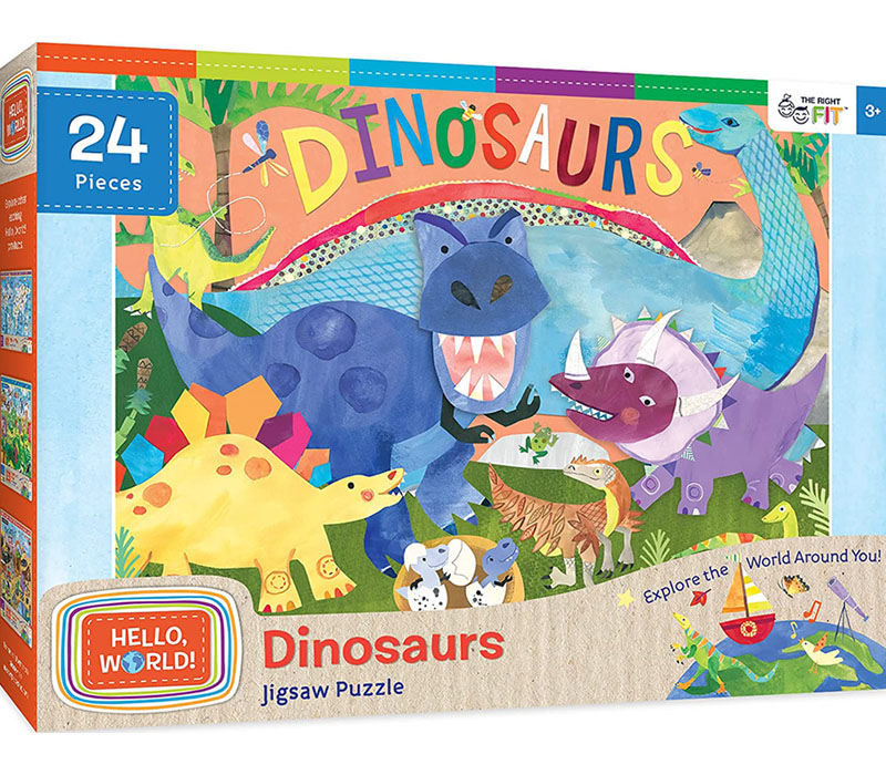 Puzzle - Hello World! Dinosaurs - 24 Piece