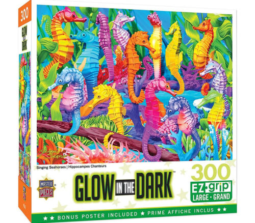 Puzzle - Glow in the Dark Singing Seahorse - 300 Piece