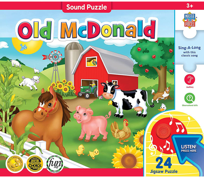 Puzzle - Old McDonald Sing-A-Long - 24 Piece