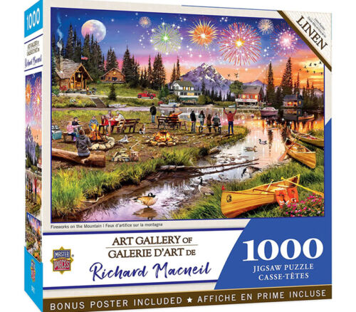 Puzzle - Art Gallery Fireworks on the Mountain - 1000 Piece