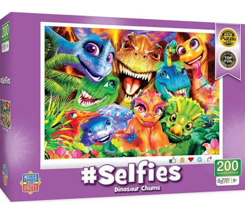Puzzle - #Selfies Dinosaur Chums - 200 Piece
