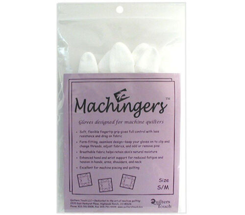 Quilters Touch Machingers Gloves Small/Medium