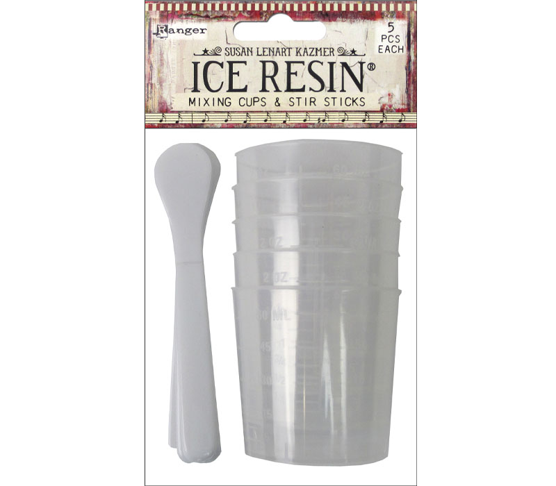 Ranger - ICE Resin Mixing Cups and Sticks 5 Piece