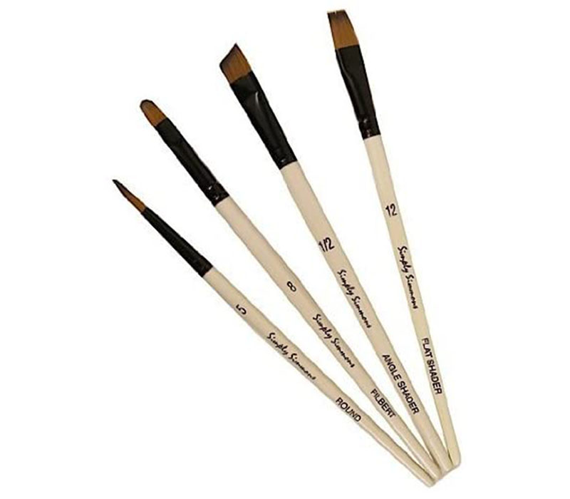 2 Angle Long Synthetic Paint Brush