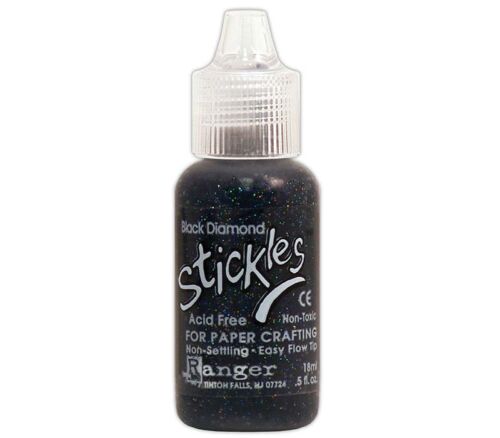 Stickles Glitter Glue .05-ounce - Black Diamond
