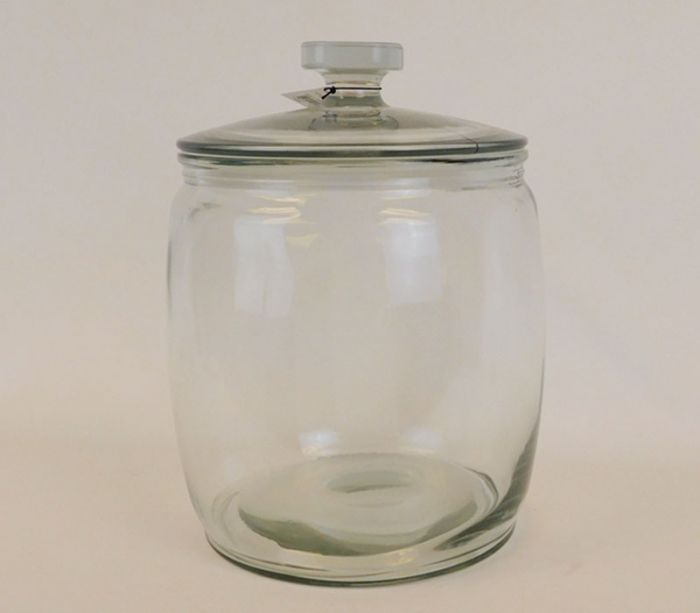 Apothocary Glass Bottle with Lid - Large