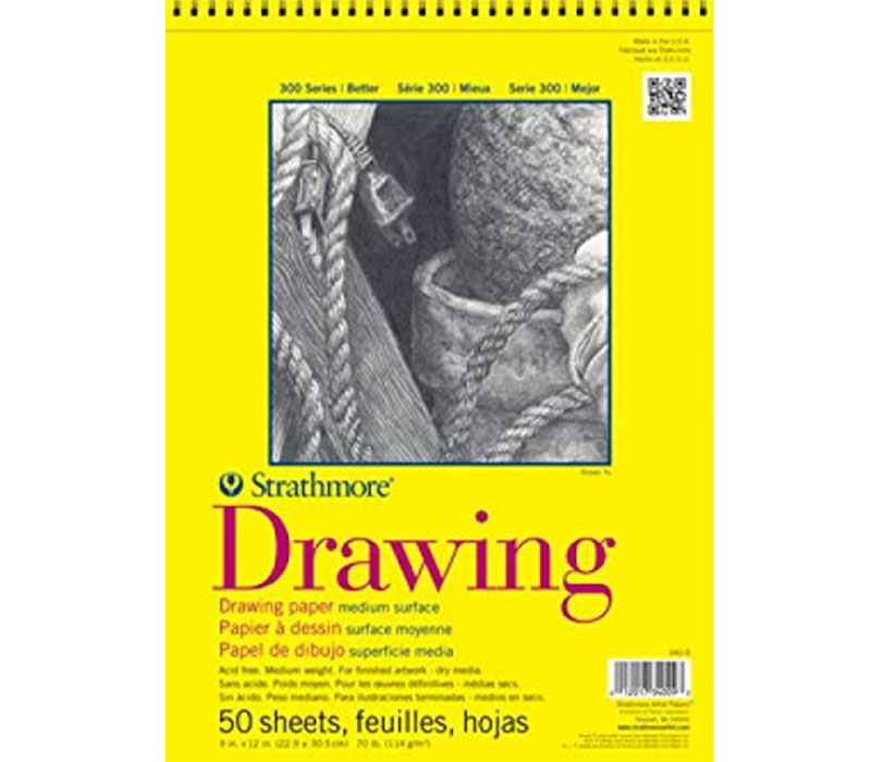 PRO ART Newsprint Paper Drawing Pad & Sketch Pad, 18x24, 50 Sheet