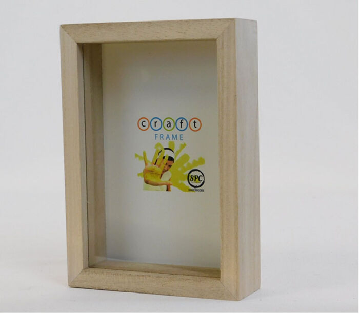 SPC Unfinished Shadowbox with Glass - Small