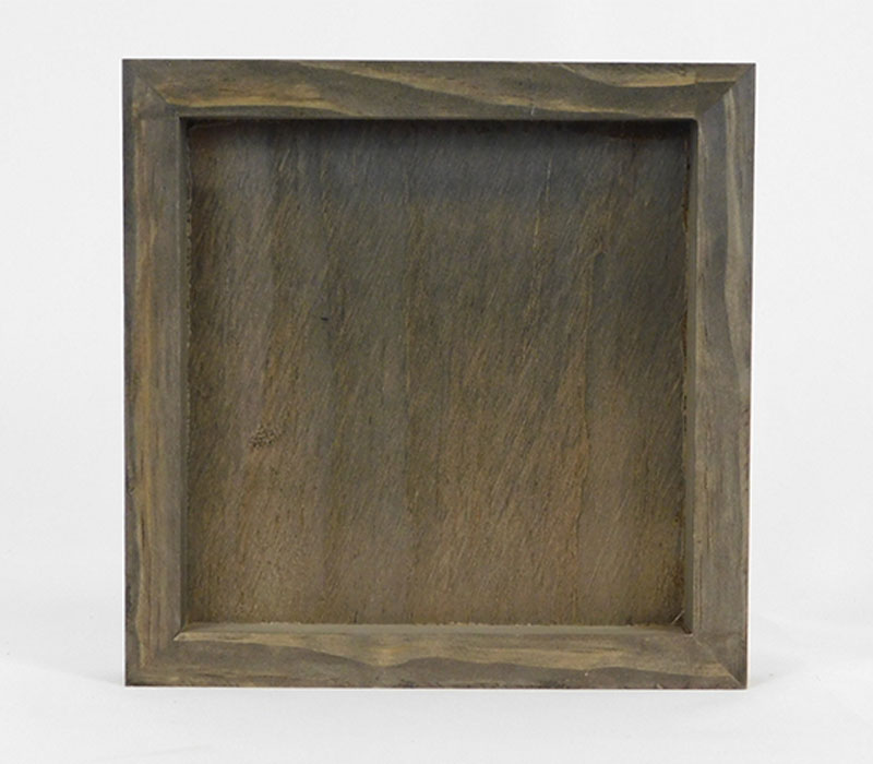 SPC Natural Wood Shadow Box/Tray Square - Small
