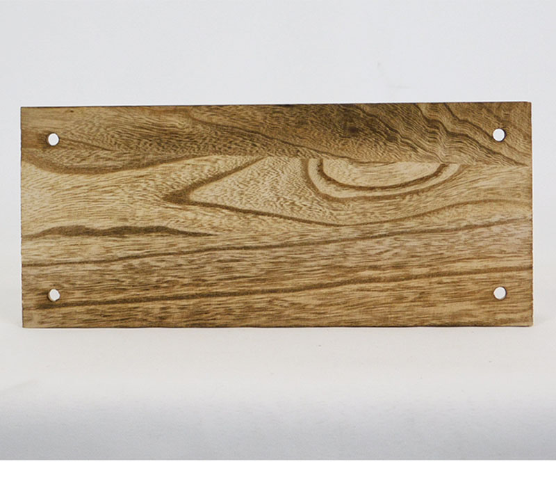 SPC Tray - 4 Holes In Corners - Wood Grain