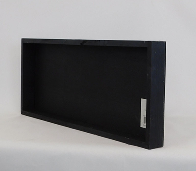 Small Paper Mache Box: Rectangle-Shaped, 3 x 1.5 inches