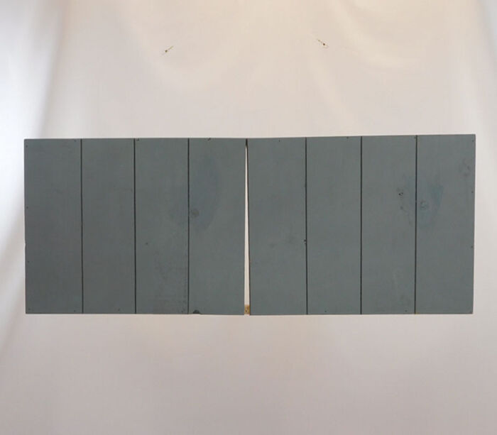 SPC Wood Slat Board - Gray Finish - Rectangle