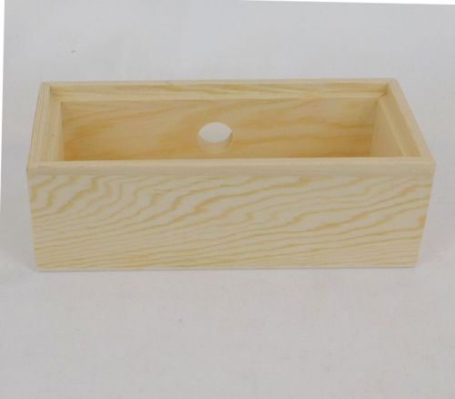 SPC Unfinished Wood Box Holder - for Glass Block