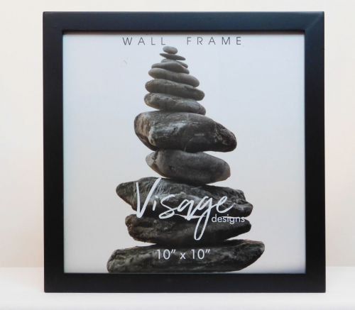 Regal Visage Wall Frame - 10-inch x 10-inch - Black