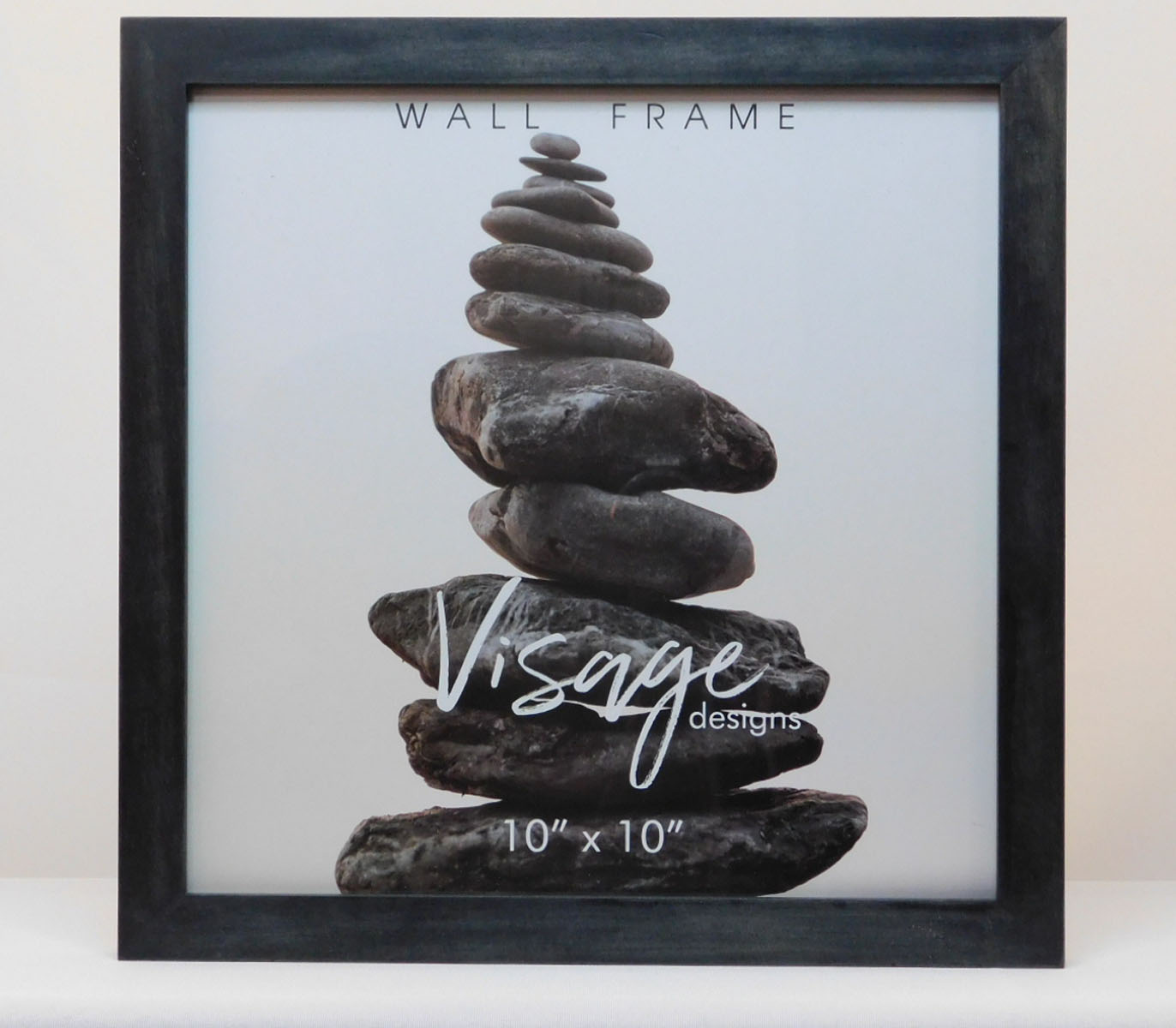Regal Visage Wall Frame - 10-inch x 10-inch - Black Oak