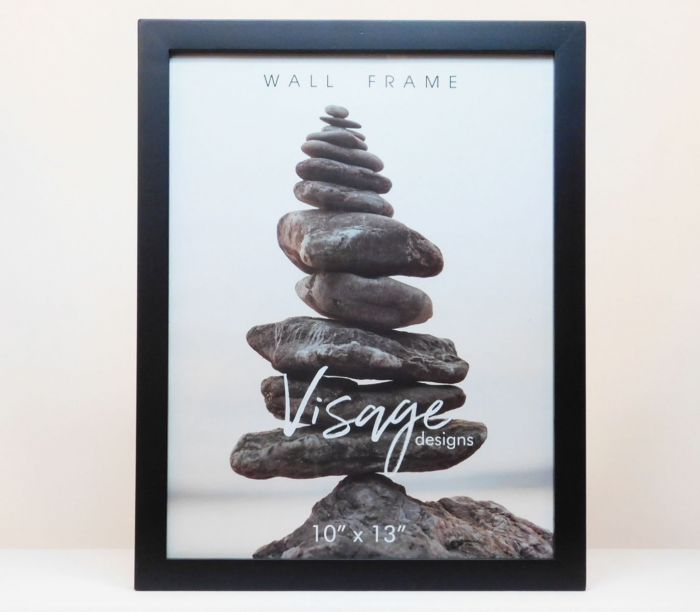 Regal Visage Wall Frame - 10-inch x 13-inch - Black